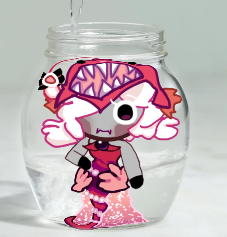 oh no!!1!11!1!1 (cookie in a water bottle trend but jar) Fandom