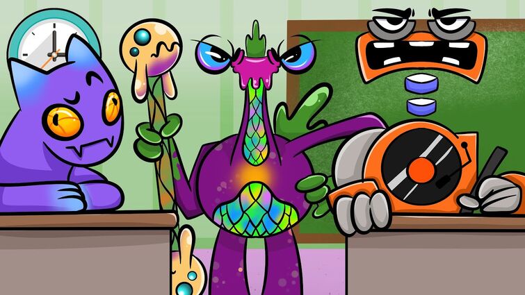 Ghazt & Rare Wubbox take a Test to Get Into The...  - My Singing Monsters Animation