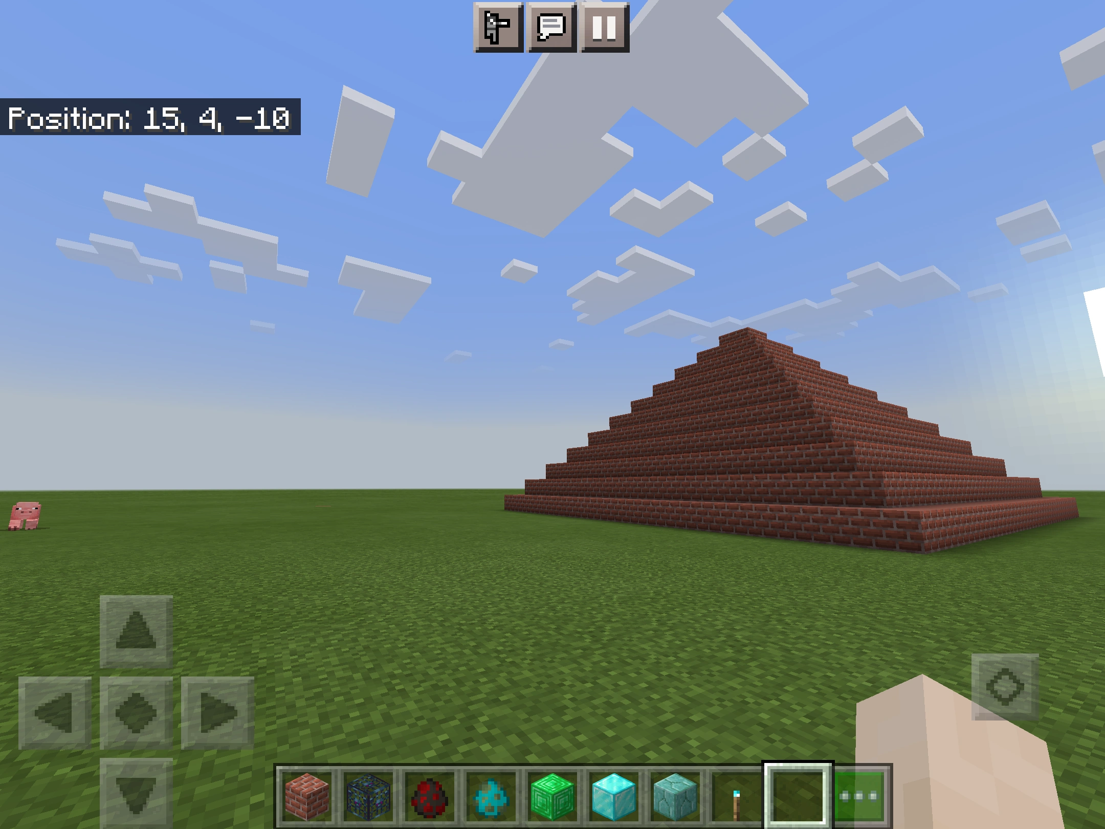 Creating the brick pyramid Fandom