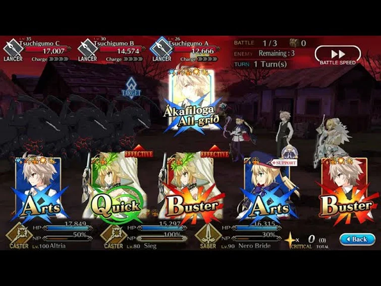 [FGO NA] Sanjou San-bou - Oni's Playgroud - 3T Farming, one Castoria