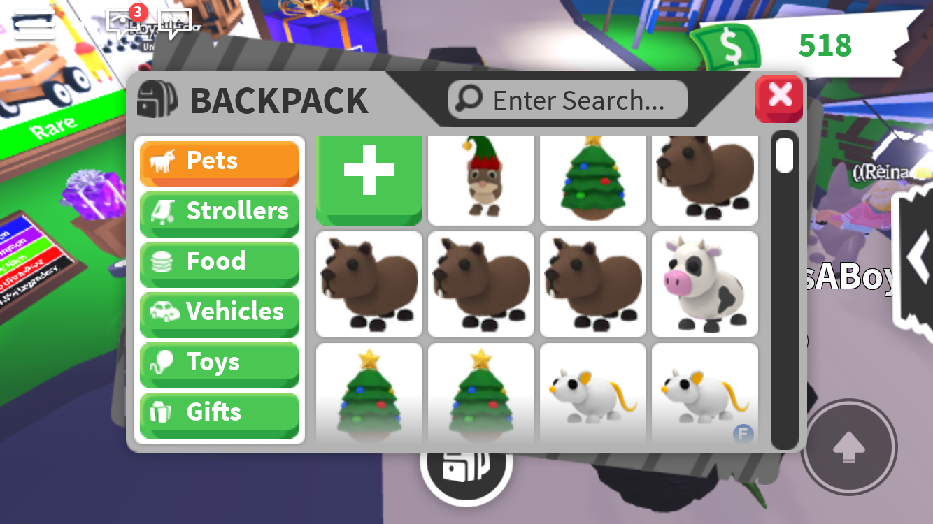 Trading My Inventory Well Everything But 4 Strollers And Golden Rats Fandom - roblox adopt me broken egg worth