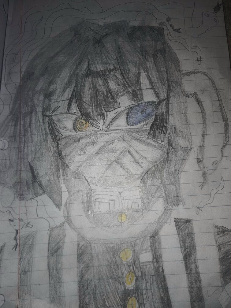 I drew Obanai | Fandom