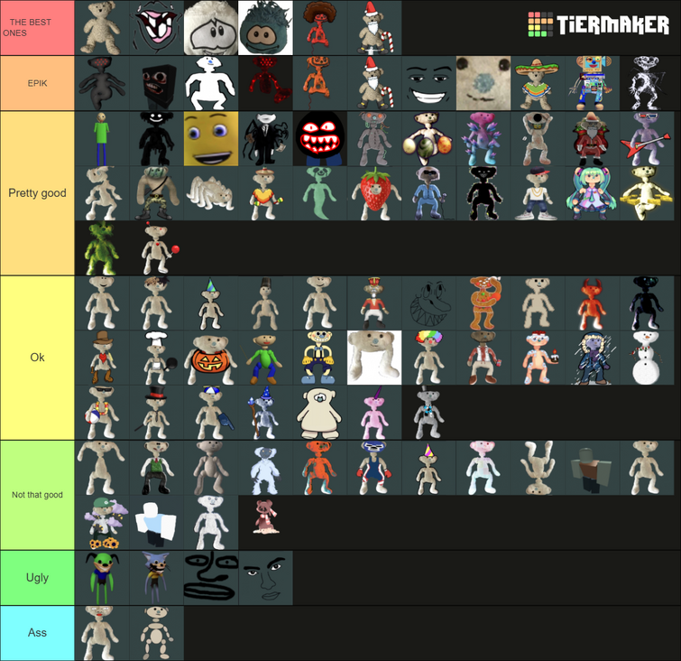 Create a Ranking of All Bear Alpha Skins Tier List - TierMaker