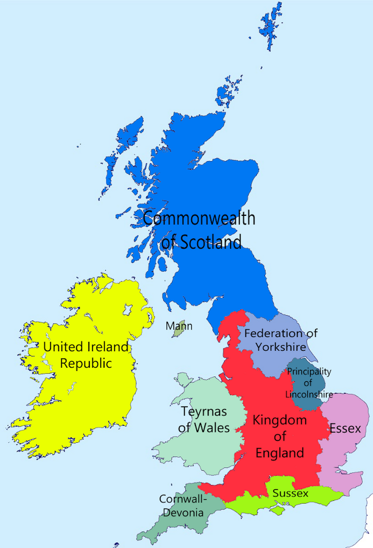 2030, the Disunited Kingdom (and Ireland): An alternate history story ...