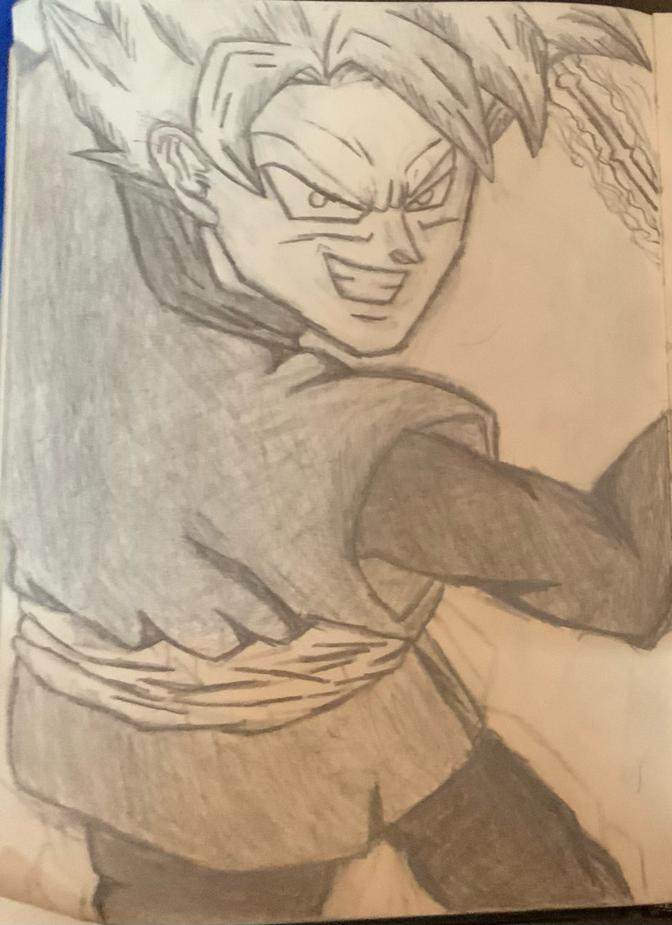 goku super saiyan 1 drawing