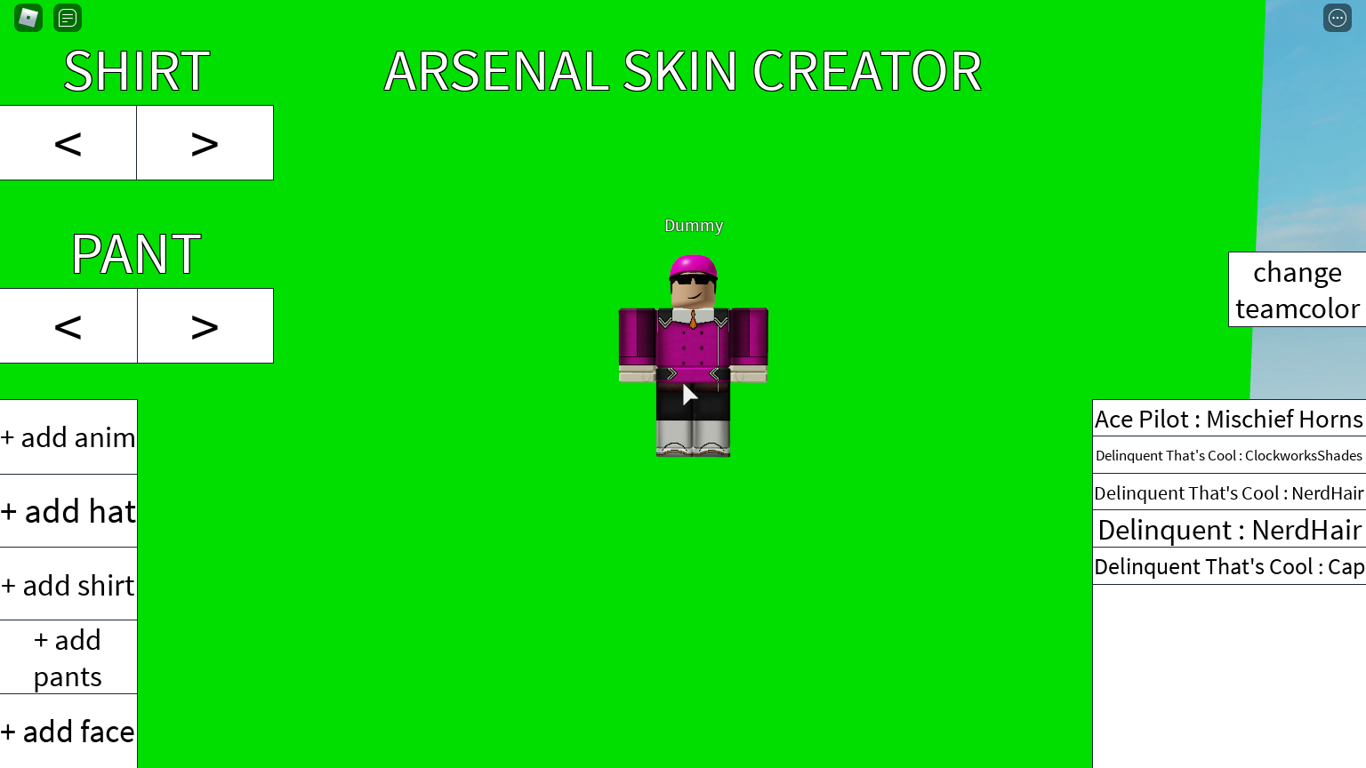 Best Skins In Arsenal Roblox