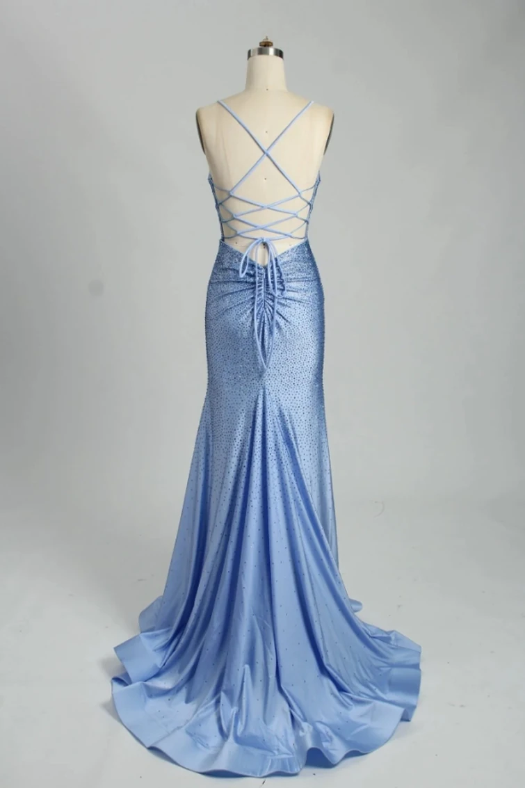 cornflower blue plus size dress Plus Size Sequin Whoelsale Evening Gowns Floral Short Sleeves