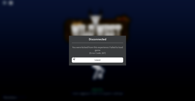 How to Fix Roblox Error Code 267