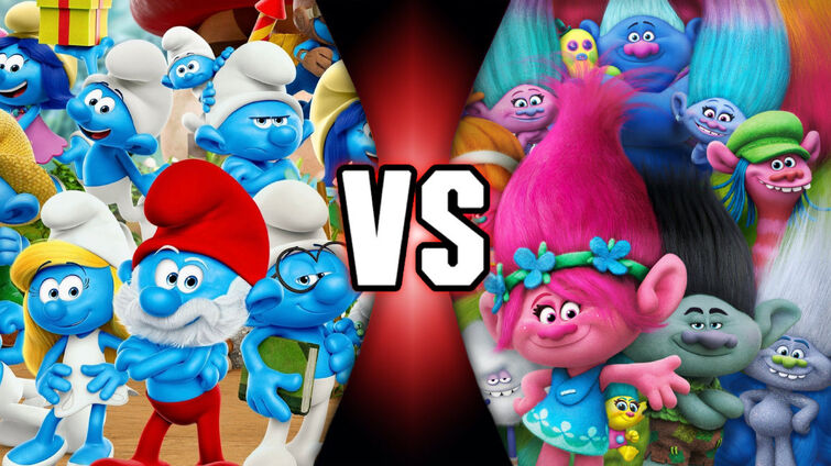 Smurfs VS Trolls (Studio Peyo VS DreamWorks) | Fandom