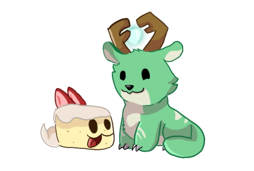 cake hound and his new friend Fandom