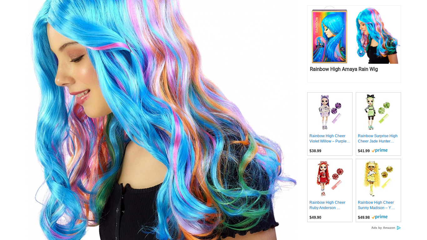 Rainbow High Amaya Raine Wig