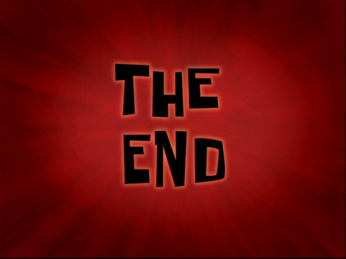 The end картинка мем