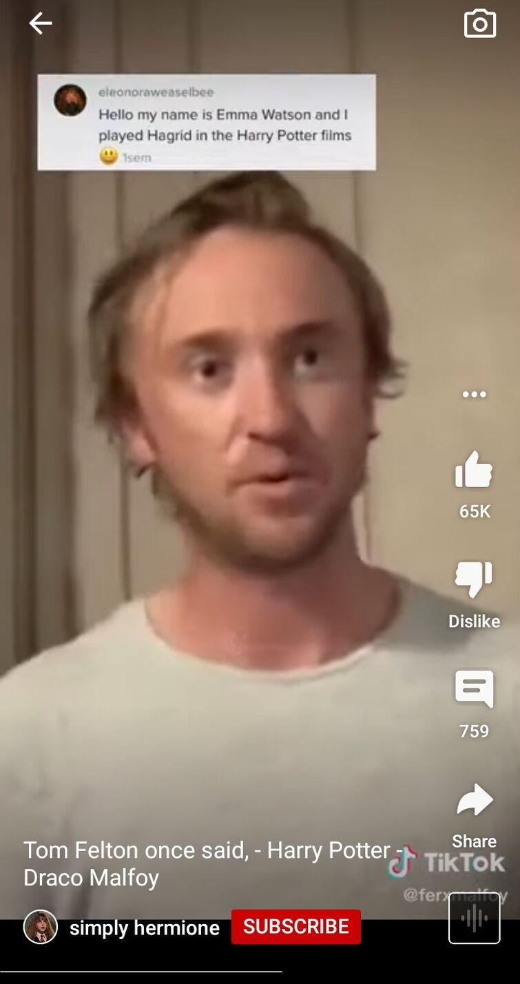 Inspirational quote by Tom Felton✨ | Fandom