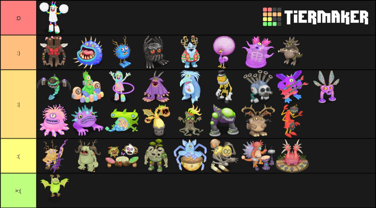 My Wubbox tierlist please don't get angry this is my opinion!! : r/ MySingingMonsters