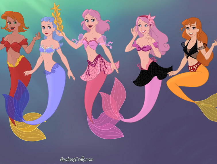 My Favorite CAC Characters as Mermaids