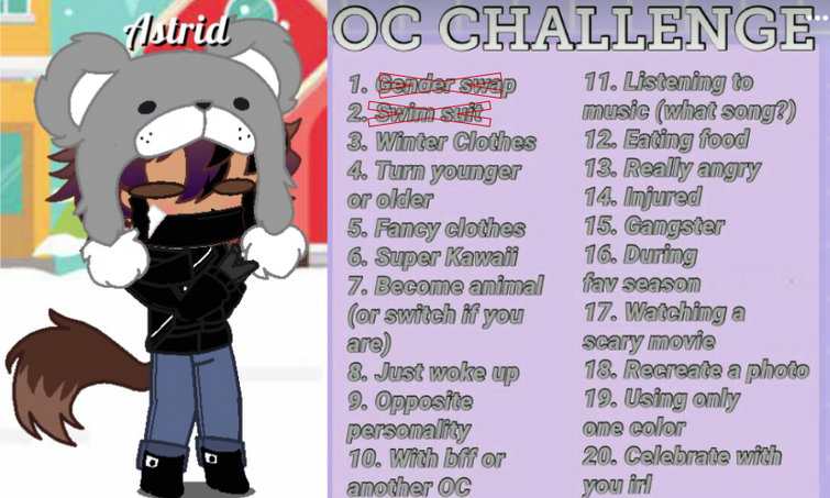 Gacha OC challenge day 3: OC as a kid. : r/GachaClub