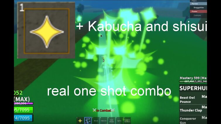 Soul and Kabucha 3 move, 1 shot combo : r/bloxfruits