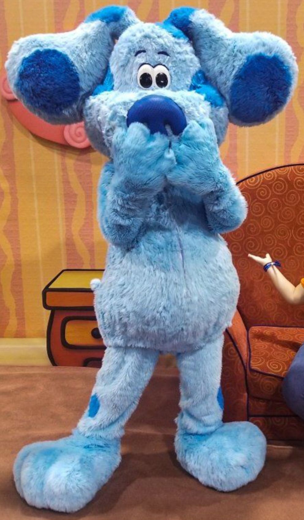 Specialty BLUES CLUES Mascot Costume cosplay botarga halloween cartoon Cielito MASCOTS Costume