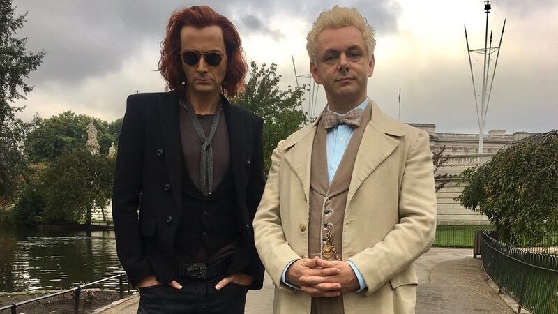 First Look At David Tennant And Michael Sheen In ‘good Omens Fandom 1122