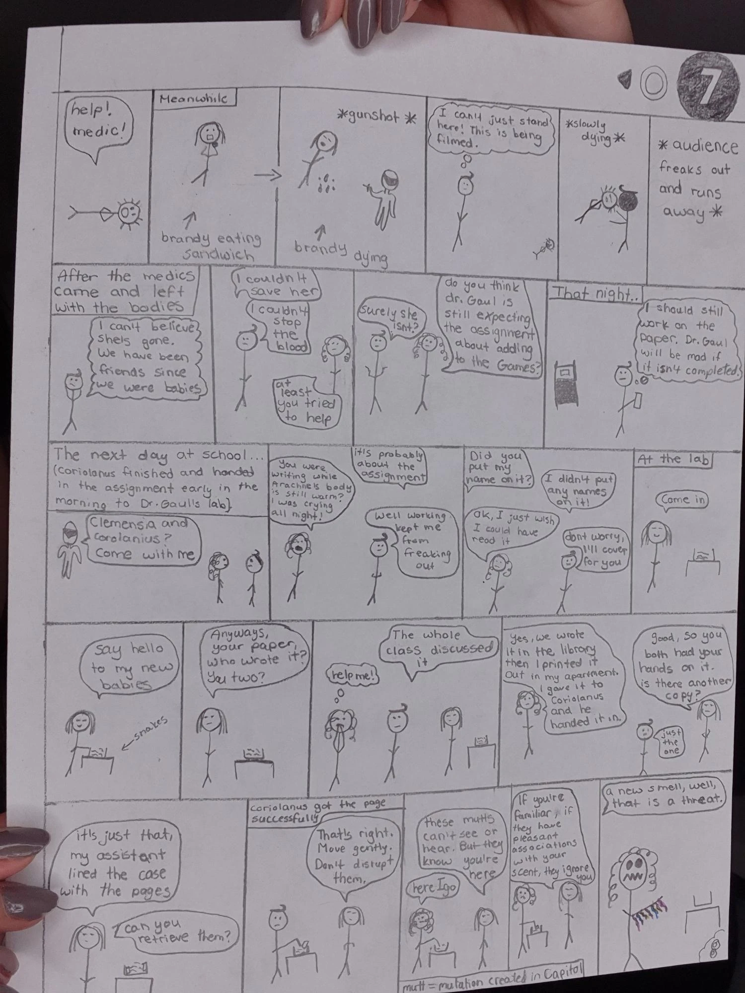 CHAPTER 7 THE BALLAD OF SONGBIRDS AND SNAKES GRAPHIC NOVEL | Fandom