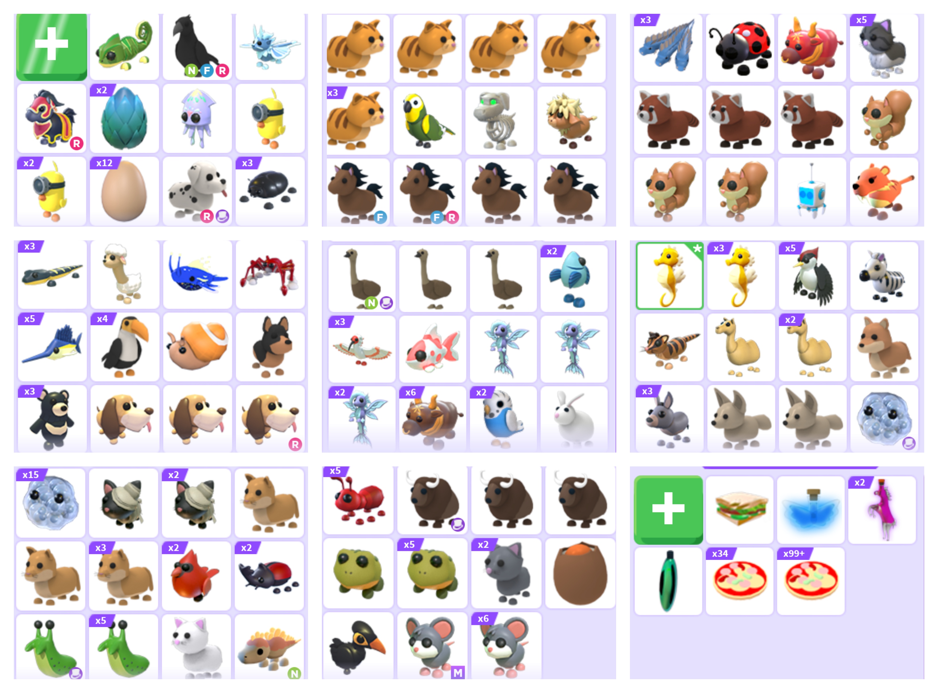 LF these pets in full grown/post teen/neon/mega neon also LF se eggs ...