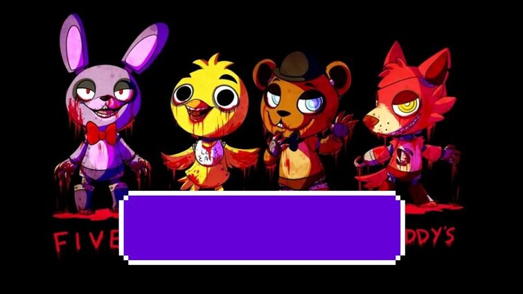 Fnaf 1 song lyrics with cute foxy