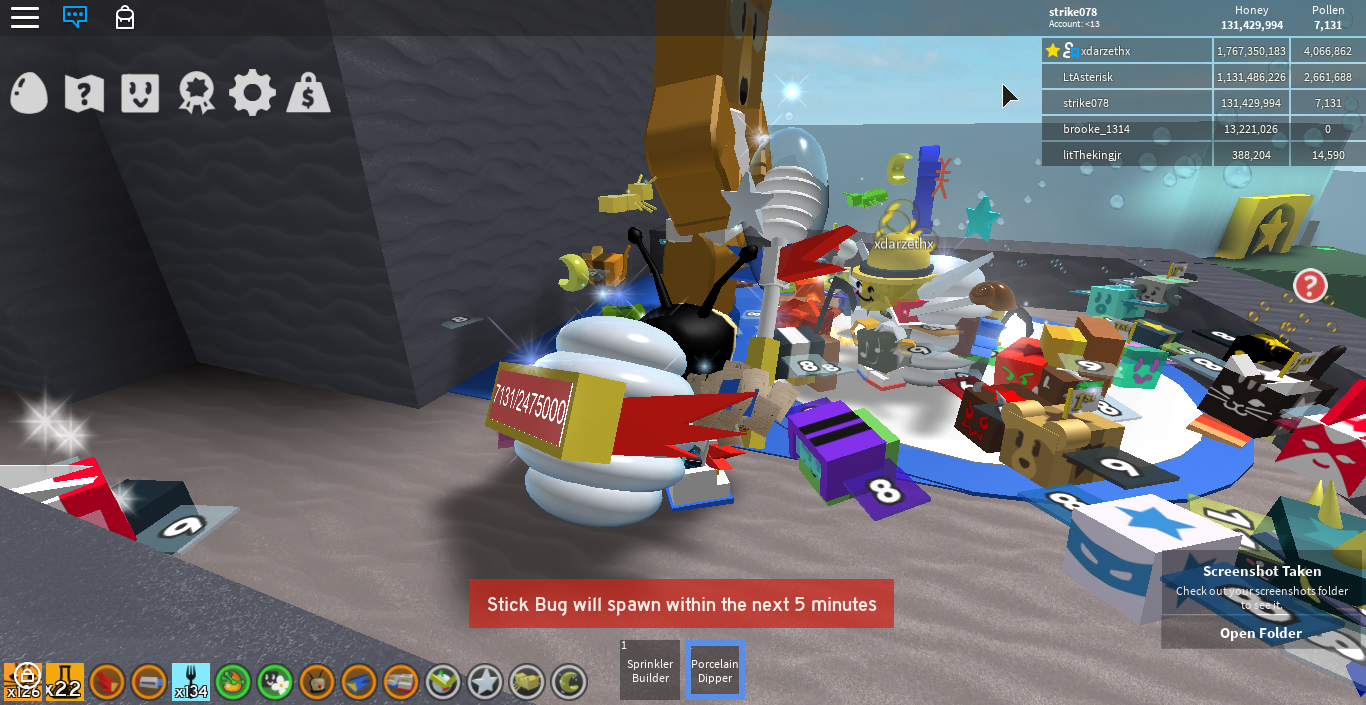 I Am In A Server With A Youtuber Bee Swarm Simulator Wiki - gravycatman roblox bee swarm simulator 1