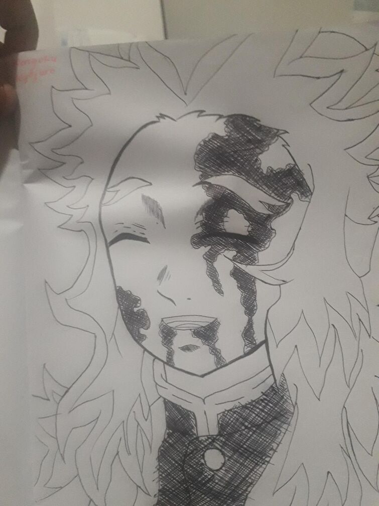 Desenhei o Muzan Kibutisuji [Demon Slayer] Desenho de ANIME Passo