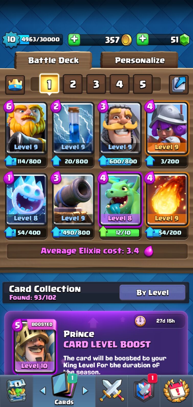 What are your thoughts on this deck? (I'm in arena 6)