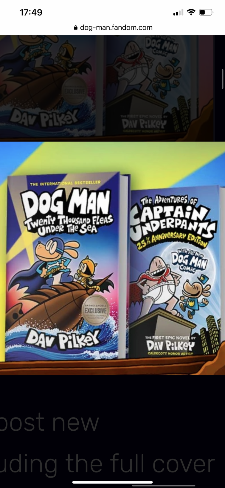 what is the second dog man book