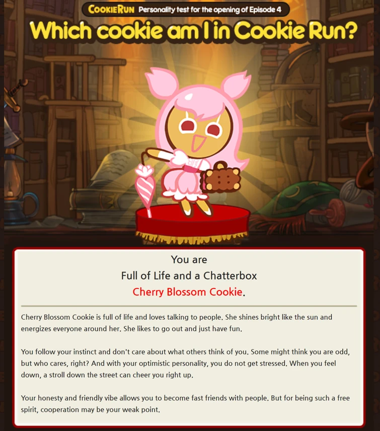 Take The Cookie Run Test - Which Cookie Are You? | Fandom