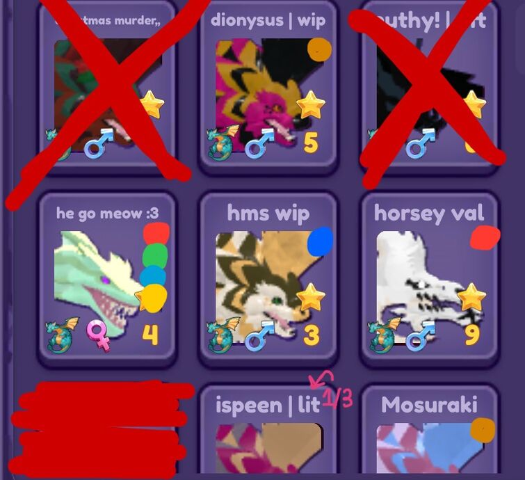 t/s various pixelated creatures from the hit roblox game dragon ...