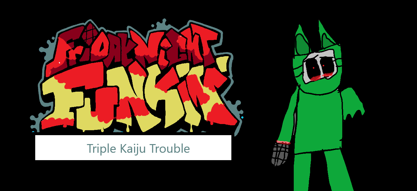 I can imagine a kaiju paradise cover for Triple Trouble.