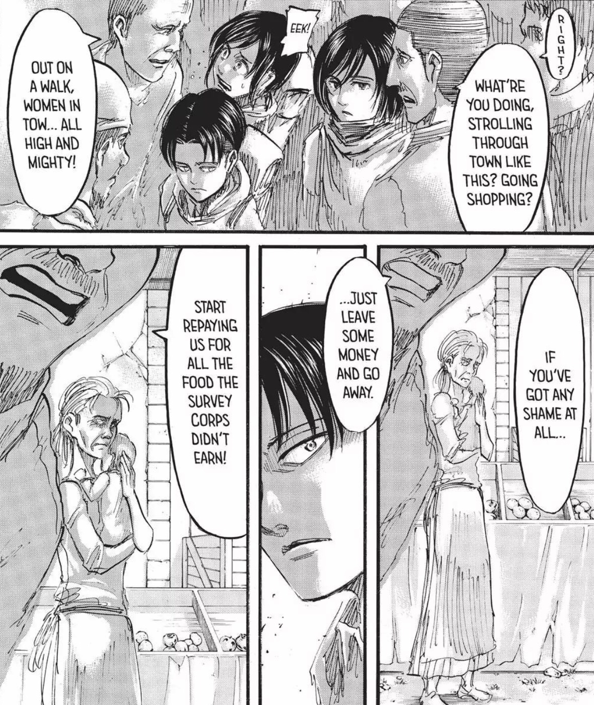 Do you think Levi was remembering his mother in this part of the manga? |  Fandom