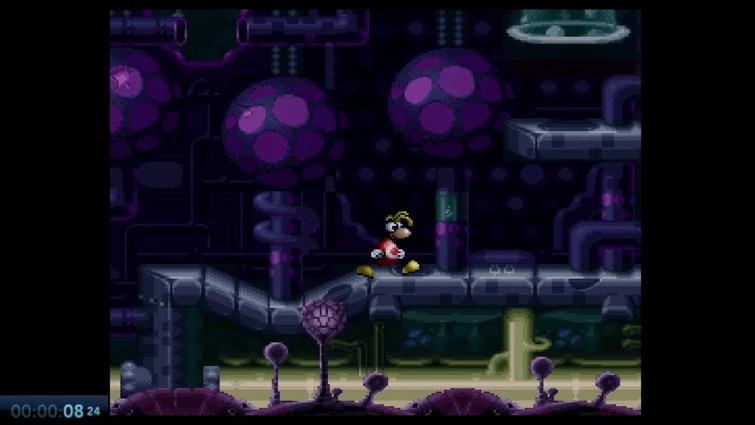 Rayman SNES Prototype Any% Speedrun in 26.12