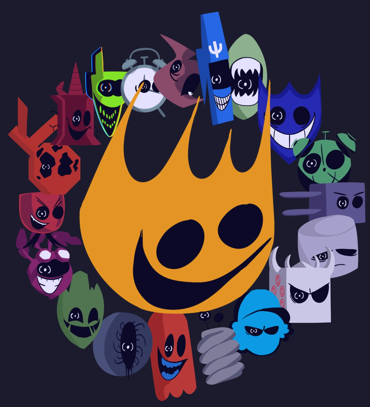 I drew the All-Stars Act 4 (Mario’s Madness) character Icons but with ...