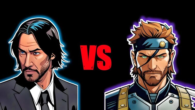 John Wick Vs Solid Snake - Who Will Win In A Fight