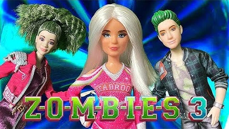 Addison's Nightmare! Aliens vs. Humans Disney Zombies 3 Doll Episode 6 ...