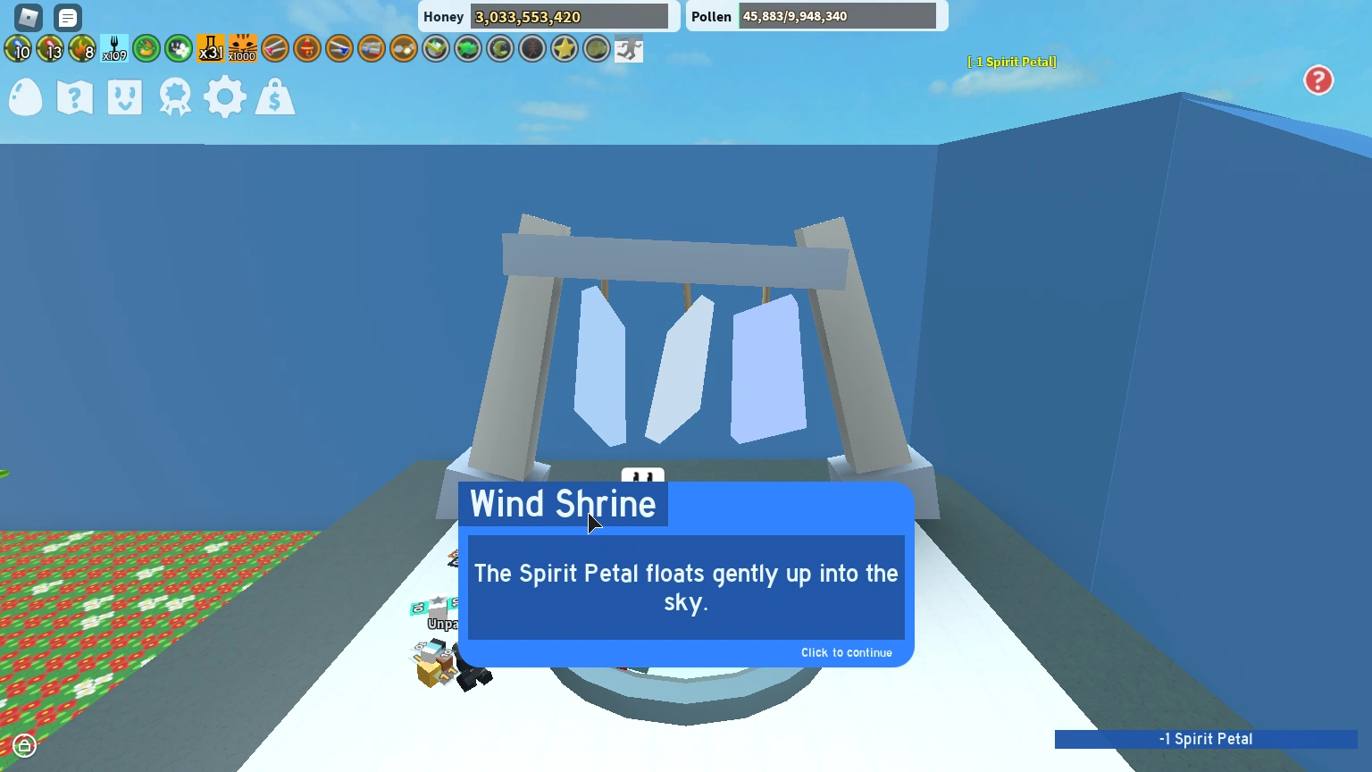 Roblox Bee Swarm Simulator Wiki Wind Shrine