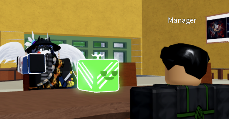 Blox Fruits manager going from It's still too early for you to be here  but then a few minutes later he says Meh, he left not too long ago  Someone explain. 