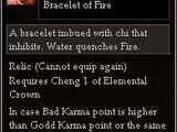 Reversed Twin Dragon Bracelet of Fire