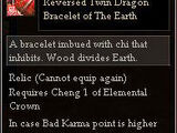 Reversed Twin Dragon Bracelet of The Earth