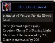 Blood Gold Trinket