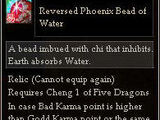 Reversed Phoenix Bead of Water