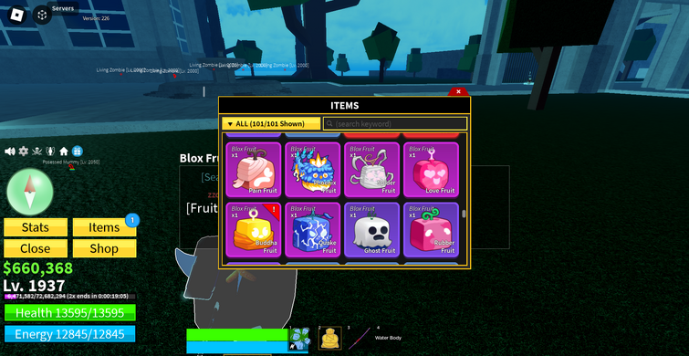 Trading my whole inventory for perm control (if possible) : r/bloxfruits