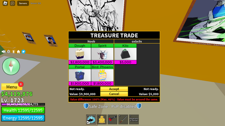 BLOX FRUIT TRADE BUY AND SELL