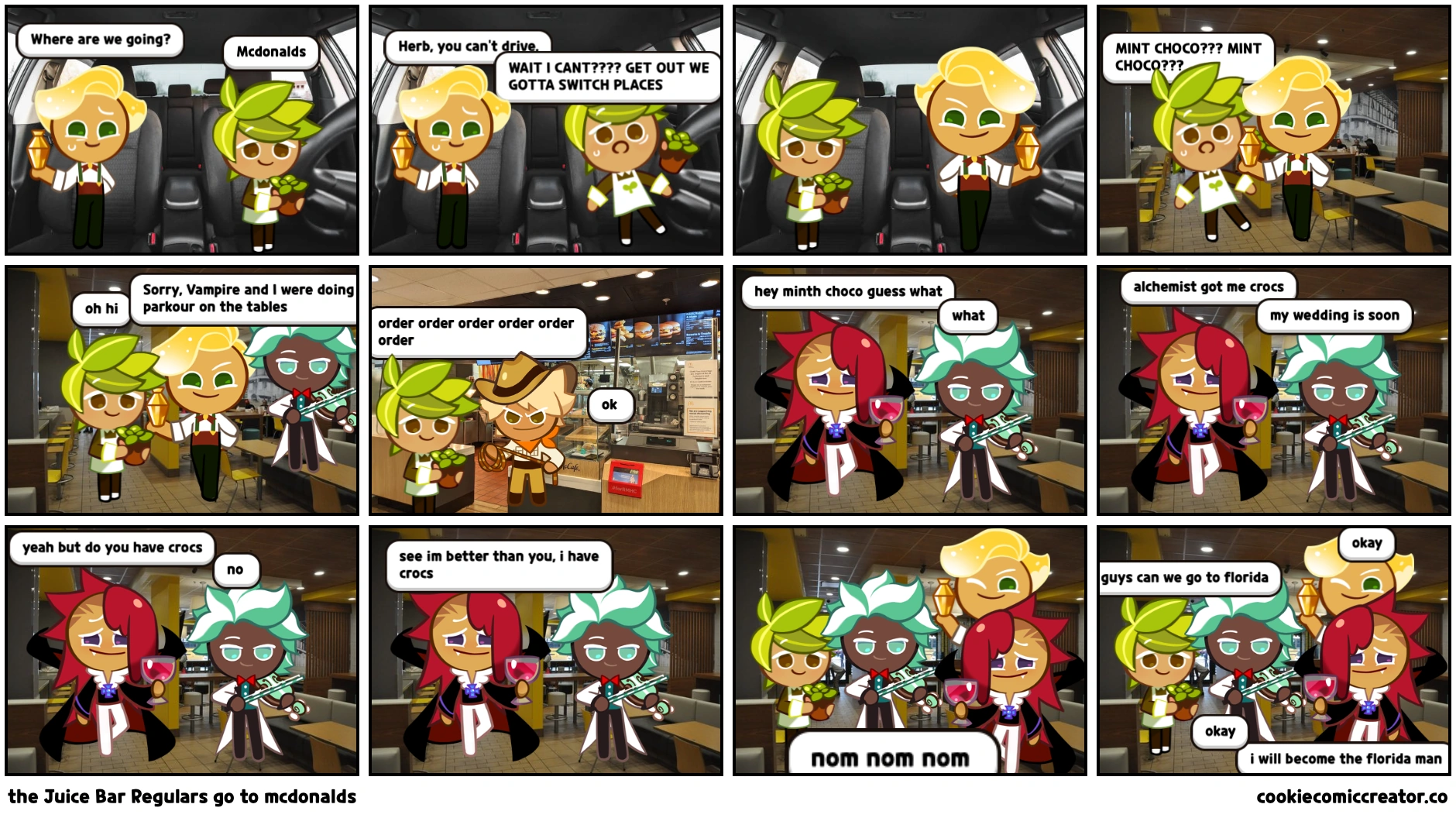 the Juice Bar Regulars go to mcdonalds Fandom