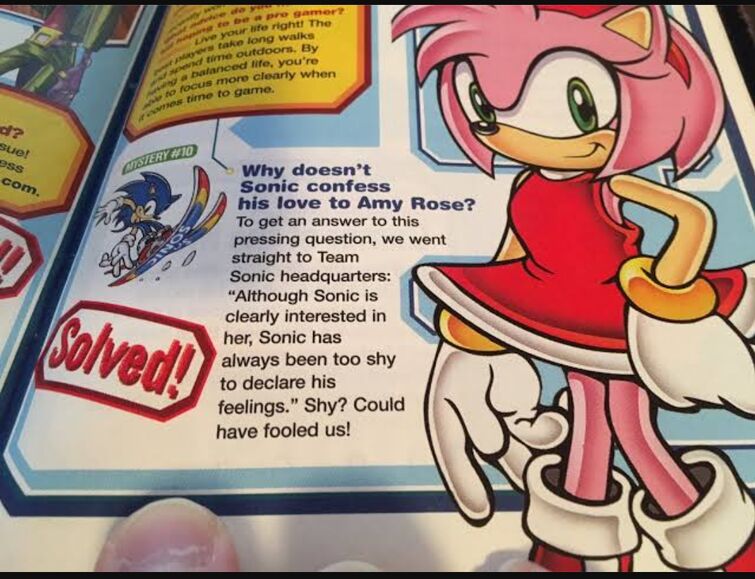 Sonic and Amy Rose Play Would You Rather? (SonAmy Story) ❤️ 