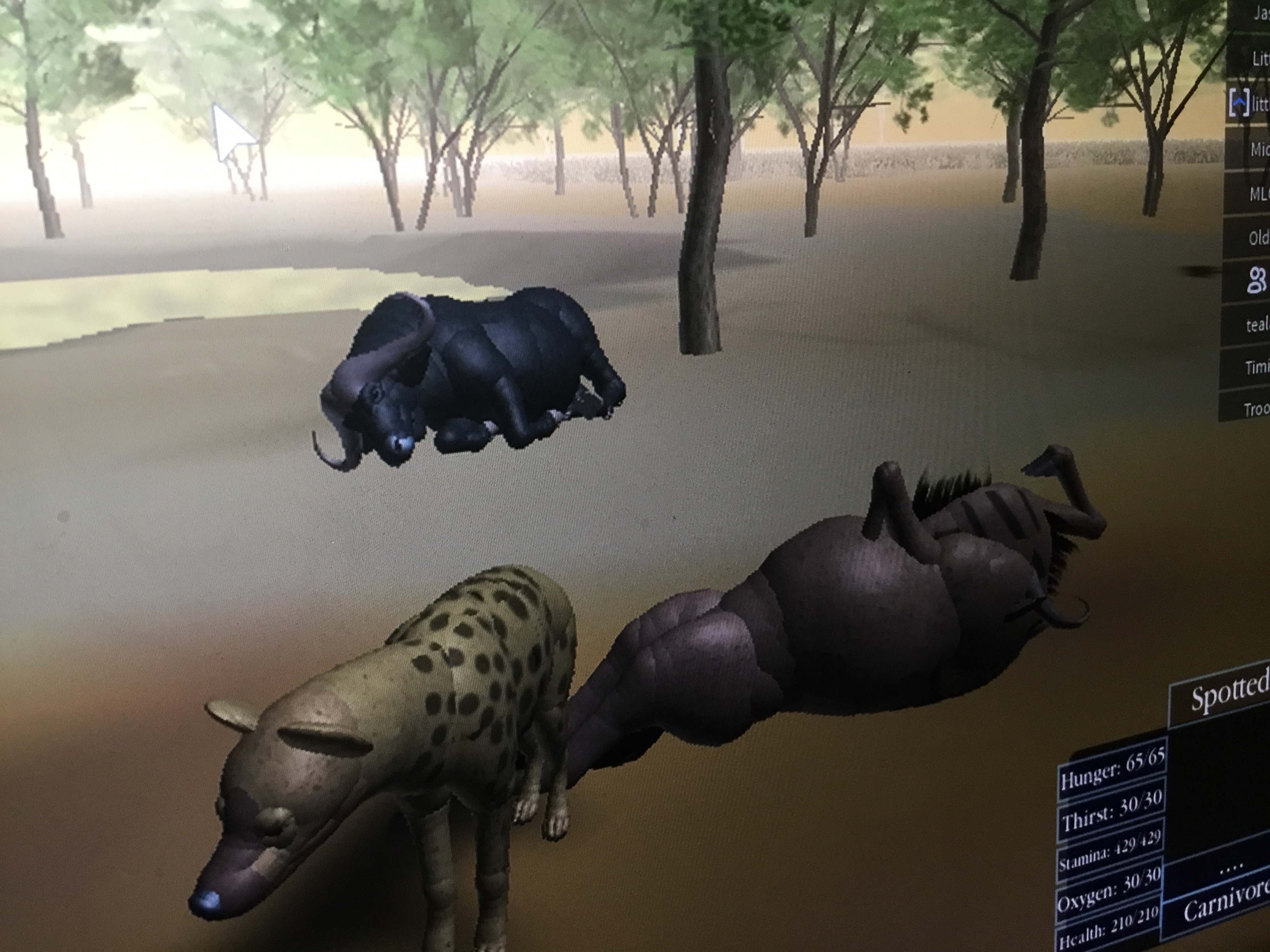 How Do I Shake Prey As A Hyena While Latched Onto A Herbivore Fandom - roblox wild savannah 2019