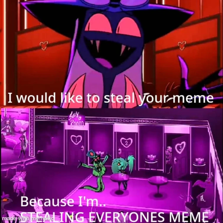 Bring me some of your favorite Meme stealing Hazbin Hotel memes | Fandom